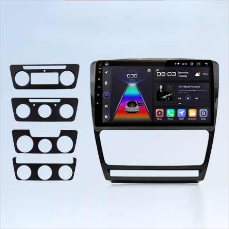 Skoda - Navigatie JunSun 2gbRAM Skoda Octavia 2, gps, android 14, CANBUS, RAMA, 10 inchi carpad, 64gb ROM, Carplay Android Auto - Copie