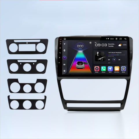 Octavia 2 (2004 - 2013) - Navigatie JunSun 4gbRAM Skoda Octavia 2, gps, android 14, CANBUS, RAMA, 10 inchi carpad, 64gb ROM