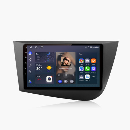 SEAT - Navigatie JunSun, Android Carplay,  4core, Seat Leon 2005-2013, GPS, WIFI, Bluetooth - Copie