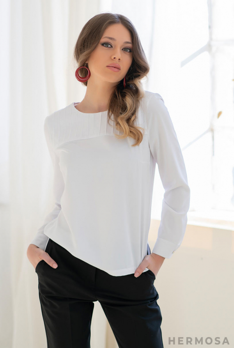BLUZA AZURA - alba si mov [2]