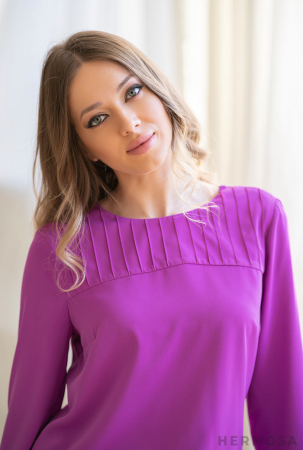 BLUZA AZURA - alba si mov [6]