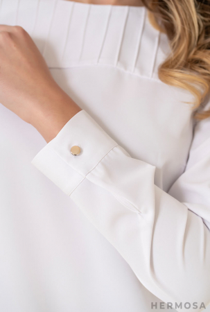 Bluze Femei - BLUZA AZURA - alba si mov