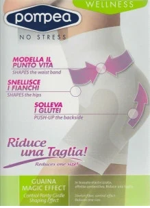 PRODUSE - Chiloti modelatori tip pantalon scurt din microfibra, GUAINETTA MAGIC EFFEC, Pompea