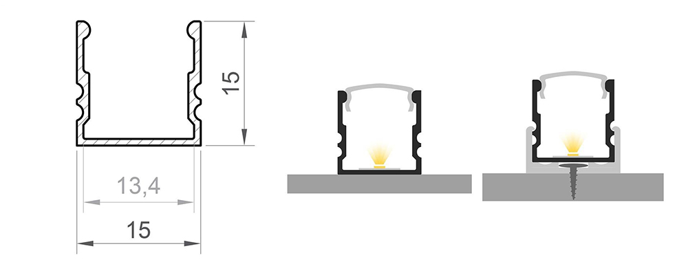 Profil LED P5-1