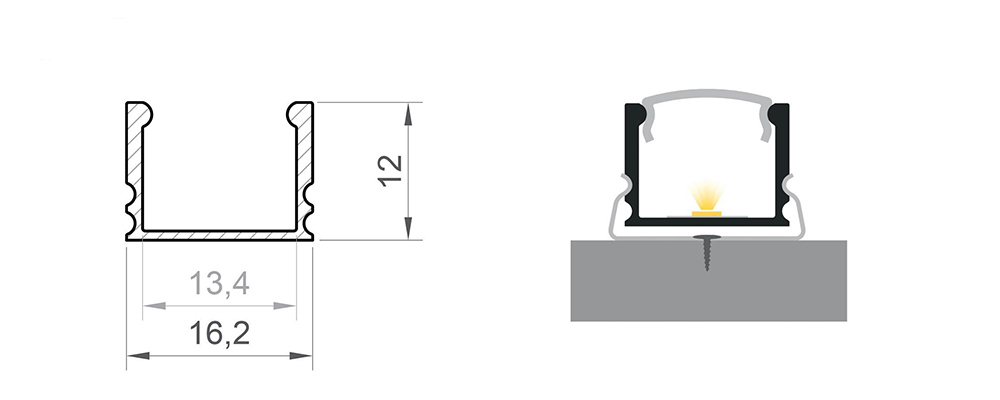 Profil LED P5-2