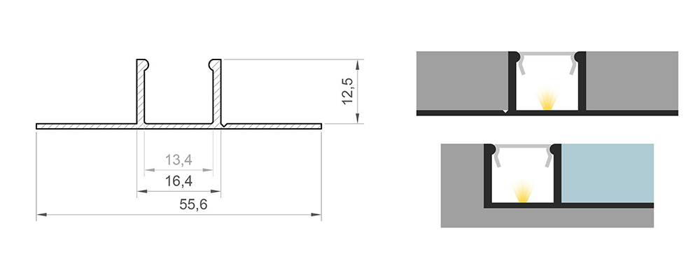 Profil LED P17-1