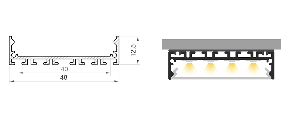 Profil LED P20-1
