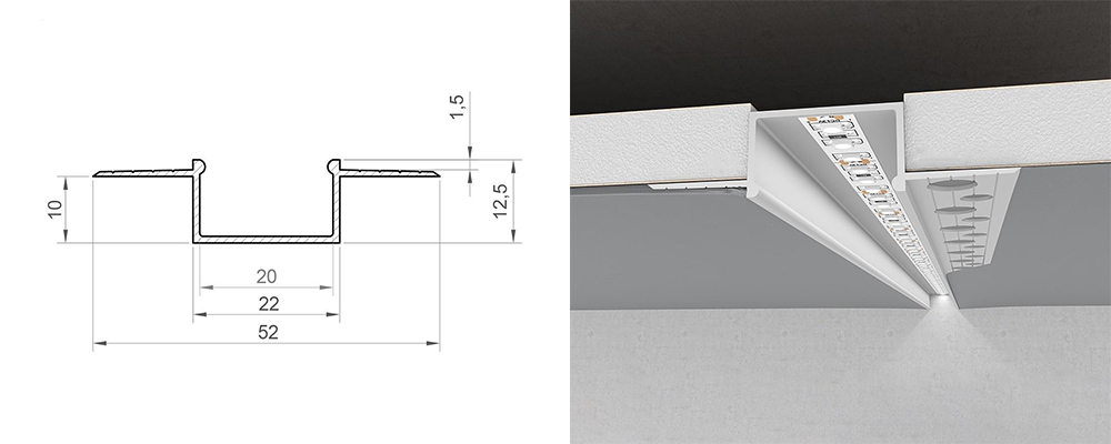Profil LED GK14-3