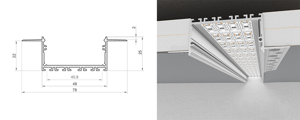 Profil LED GK23-7