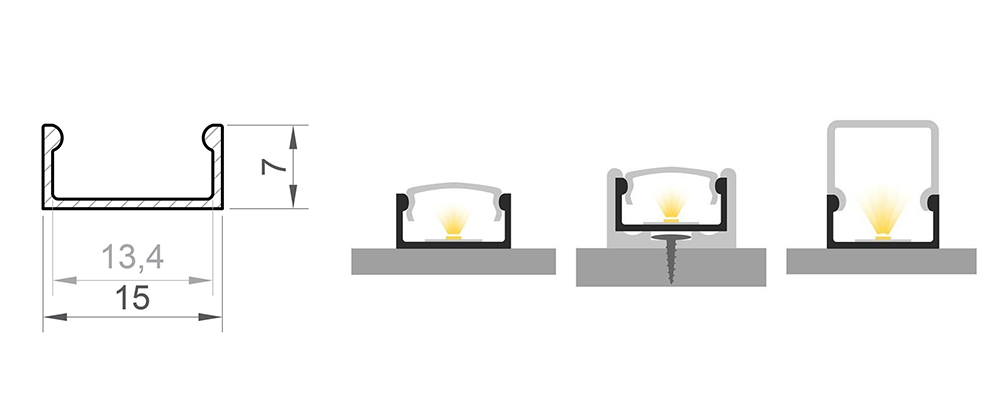 Profil LED P4-1