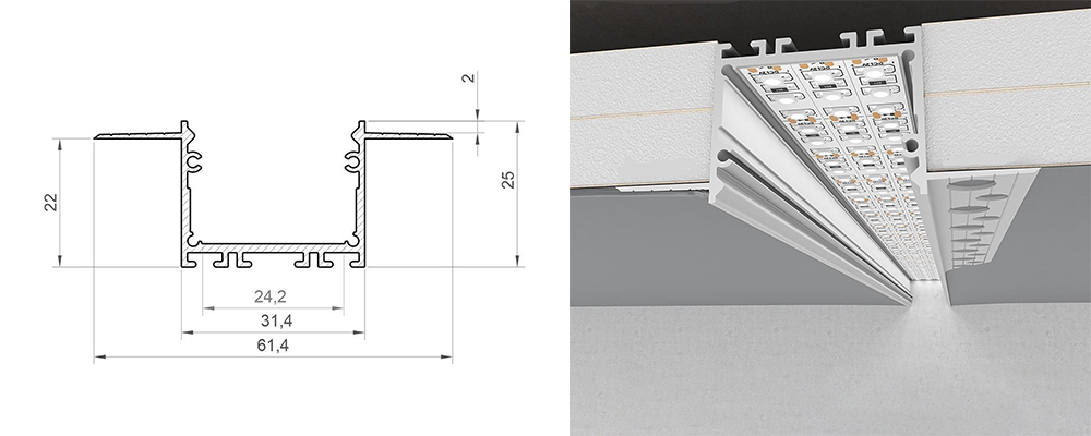 Profil LED GK22-7