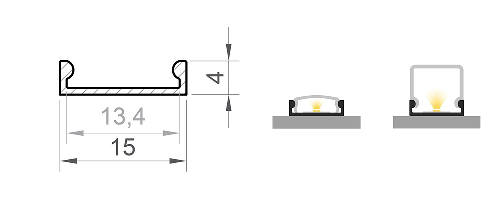 Profil LED P4-3