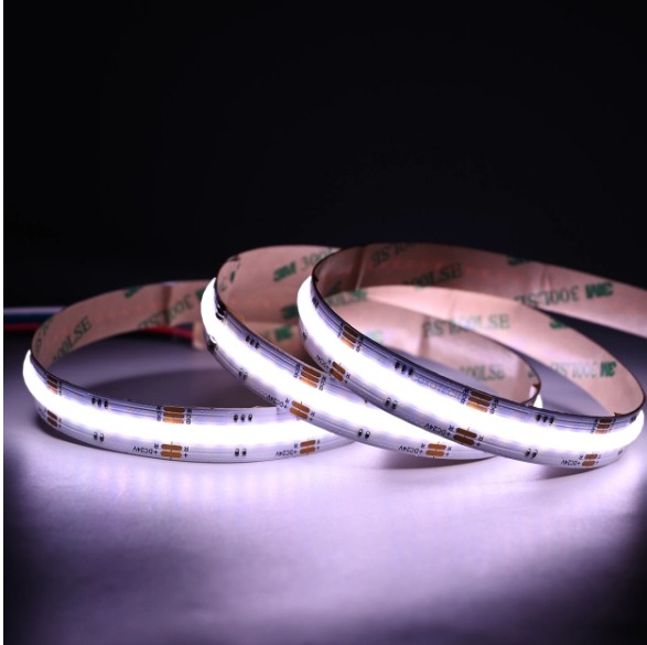 Banda LED COB RGB+6000K 896LED/M • 24V • 16W • IP20 • 860lm • 12mm [7]