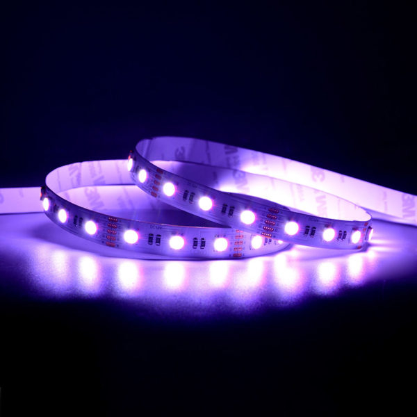 Banda LED RGB+3000K • 60LED / m • 24V • 19.6W • IP20 • 550lm • 12mm [4]