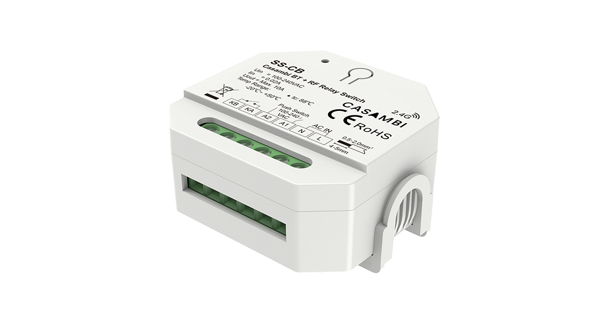 Casambi Bluetooth + RF2.4GHz + PUSH-DIM Relay Switch [3]