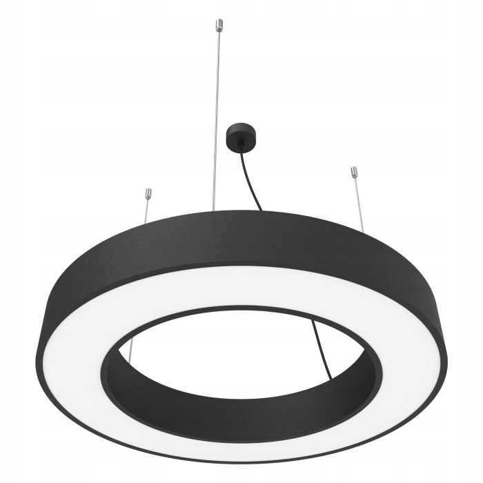 Lampa de tavan cu pandantiv LED moderna  60W • 3900LM Φ80CM • alb rece 6000K [3]