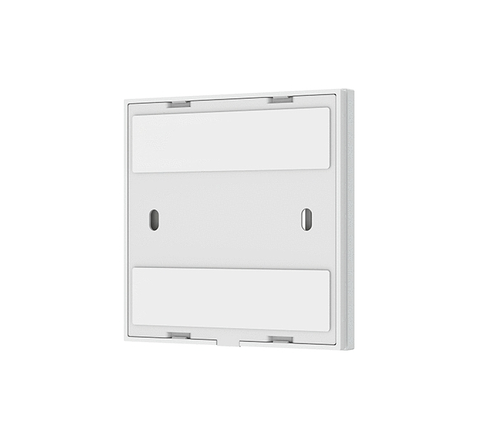 Panou RF cu Touch PB2(G), 2 Zone, Dimmer LED Monocrom, 2.4GHz, Ramă din Sticlă, Alb [3]