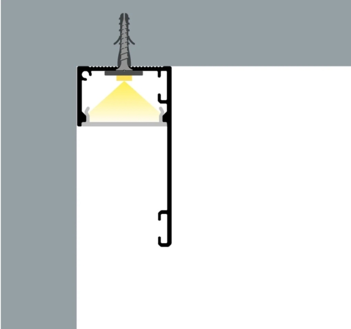LED profile DECO LINE BLACK 2m [7]