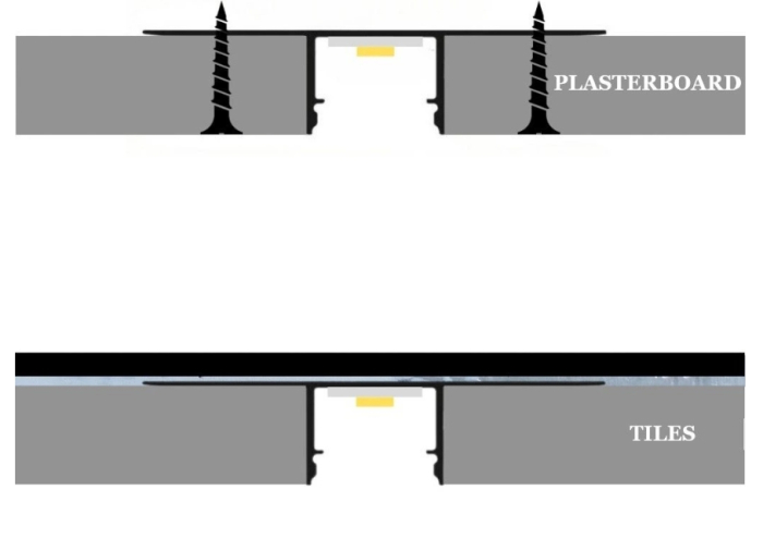 Profil LED de 2m Incastrat 12 [3]