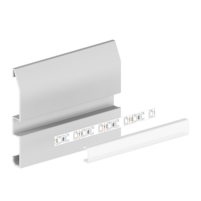 Profile LED P16-1 Aluminiu Alb Dispersor Opal 2M [4]