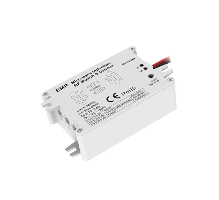 Senzor radio cu microunde 9-24V DC - Dimmer LED cu rezervă de timp - EMR [1]