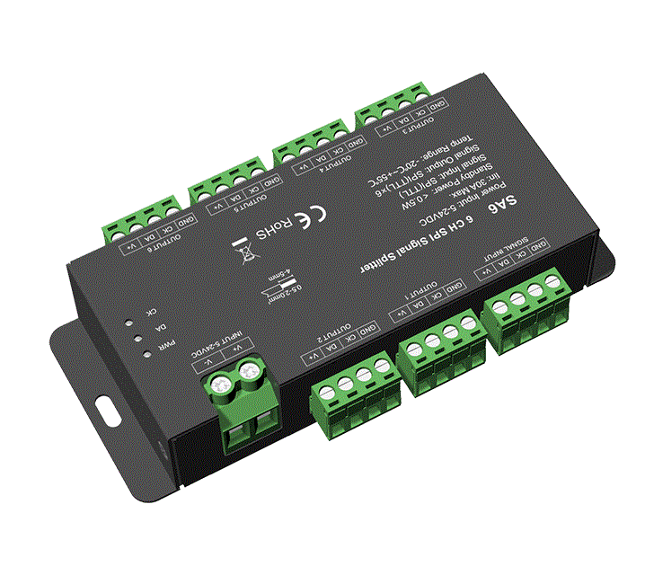 Splitter de semnal digital SPI - 5-24V DC - 1 canal până la 6 canale - SA6 [2]