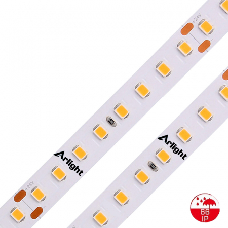 BANDA LED 24V - Banda LED • 112 LED / m • 24V • 14W • 6000K • IP66 •  1750lm • 8mm  • Cri92
