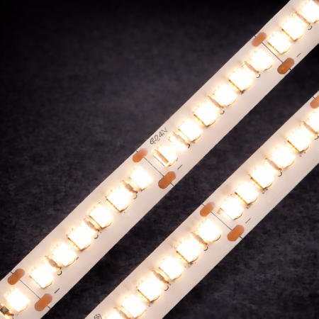 BANDA LED 24V - Banda LED • 238 LED / m • 24V • 22W • 3000K • IP20 •  2420lm • 10mm  • Cri92