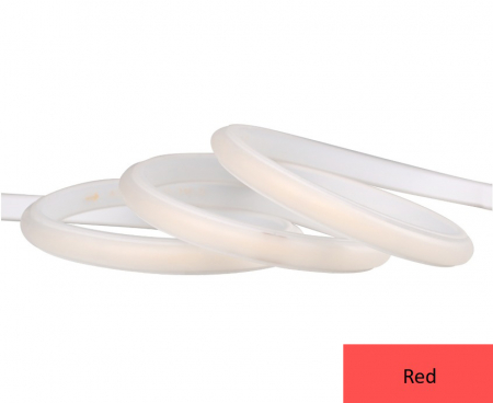 BANDA LED 220V - Banda LED COB 288LED/M • 220V • 9W • Rosu • IP67 • 600lm • 10mm