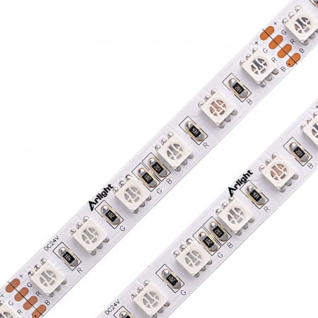 BANDA LED - Banda LED RGB • 60LED / m • 24V • 500/lm •12W • IP20 • 10mm