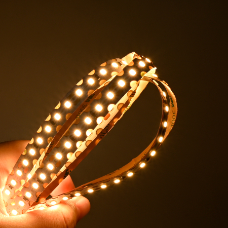 Banda LED zig-zag • 120 LED / m • 24V • 12W • 3000K • IP20 • 1080lm • 10mm  • Cri90 [8]