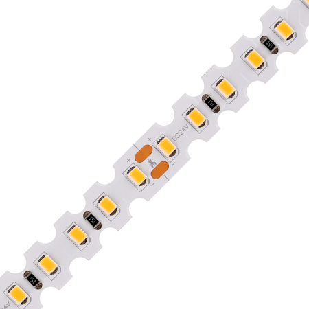 BANDA LED ZIGZAG - Banda LED zig-zag • 120 LED / m • 24V • 12W • 3000K • IP20 • 1080lm • 10mm  • Cri90