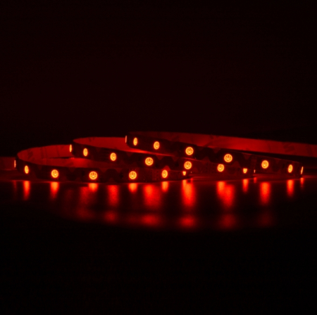 Banda LED zig-zag • 48 LED / m • 12V • 6W • RGB • IP20 • 6mm [2]