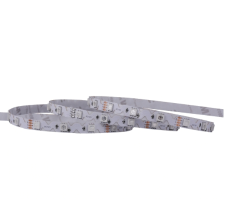 ZIGZAG LED STRIP - Banda LED zig-zag • 48 LED / m • 12V • 6W • RGB • IP20 • 6mm