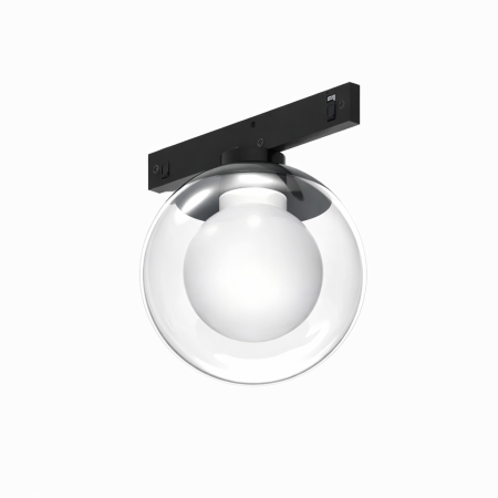 SINA MAGNETICA 5MM - Corp de iluminat magnetic negru 24V DC 6W 4000K 478LM 150° RA90  Φ80MM