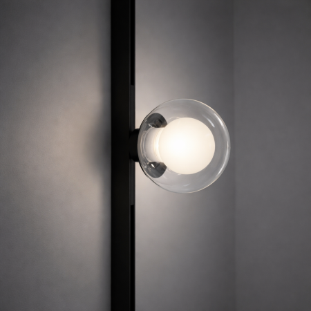 Corp de iluminat magnetic negru 24V DC 6W 4000K 478LM 150° RA90  Φ80MM [2]