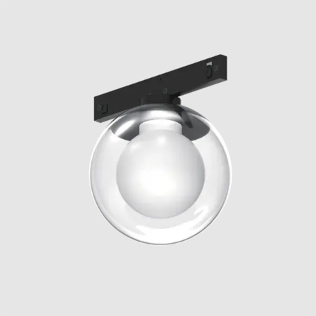 SINA MAGNETICA 5MM - Corp de iluminat magnetic negru 24V DC 6W 4000K 478LM 150° RA90  Φ80MM