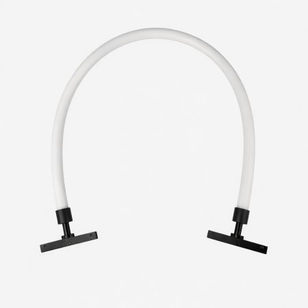 SINA MAGNETICA 5MM - Corp de iluminat magnetic negru 24V DC 28W 3000K 1600LM 360° RA90  L2000MM