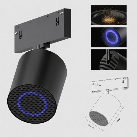 SINA MAGNETICA 5MM - Difuzor Bluetooth pentru Sina Magnetica 24V – 10W | Sistem Audio Integrat în Tavan