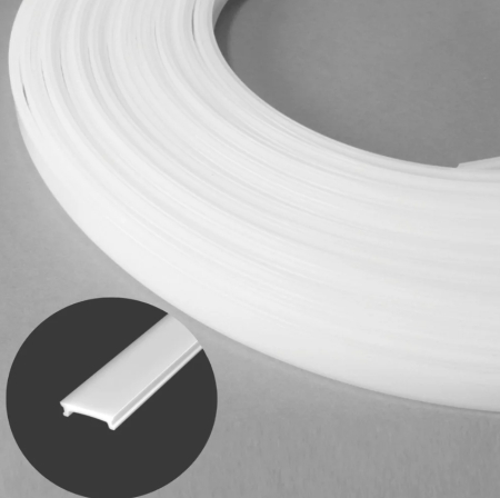 Dispersoare Profile LED - Difuzor flexibil din silicon pentru profil LED – Model 14