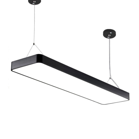 ILUMINAT BIROU - Lampa de tavan cu pandantiv LED  72W • 4680LM 1200*300*60 • alb rece 6000K