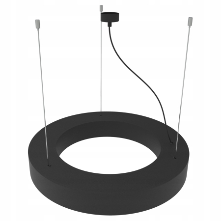 Lampa de tavan cu pandantiv LED moderna  72W • 4680LM Φ100CM • alb rece 6000K [1]