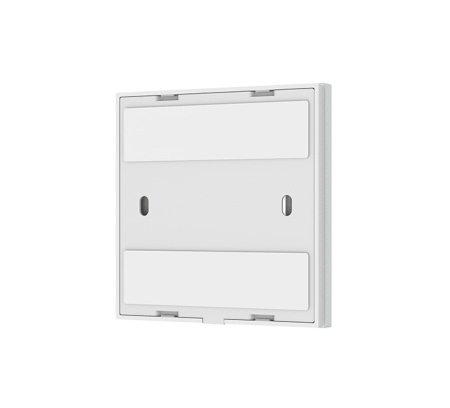 Panou RF cu Touch PB2(G), 2 Zone, Dimmer LED Monocrom, 2.4GHz, Ramă din Sticlă, Alb [2]