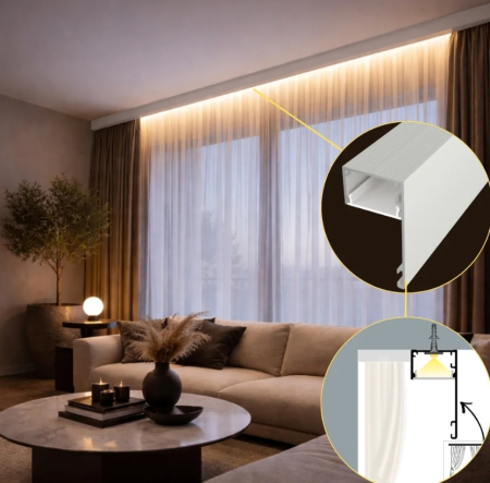 Profil LED de 2m DECO LINE Alb [4]