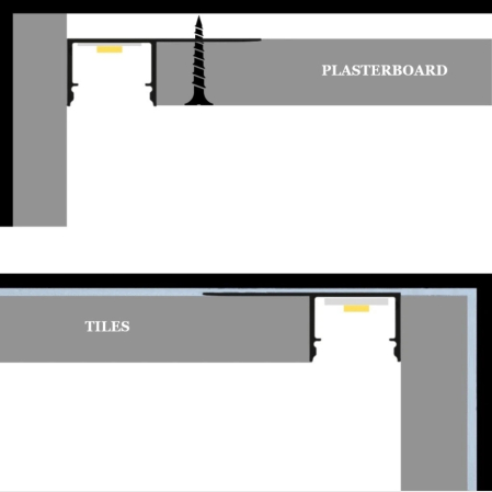 Profil LED de 2m Incastrat 13 [1]