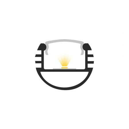 Profile LED P8-1 Aluminiu Negru 2M [2]