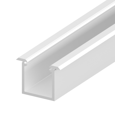 Profile LED Încastrate - Profile LED P6-6 Aluminiu Alb Dispersor opal 2M