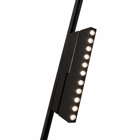 SINA MAGNETICA 5MM - Proiector liniar pliabil Magnetic Negru 24V DC 12W 3000K 684LM 24° RA90 L232MM