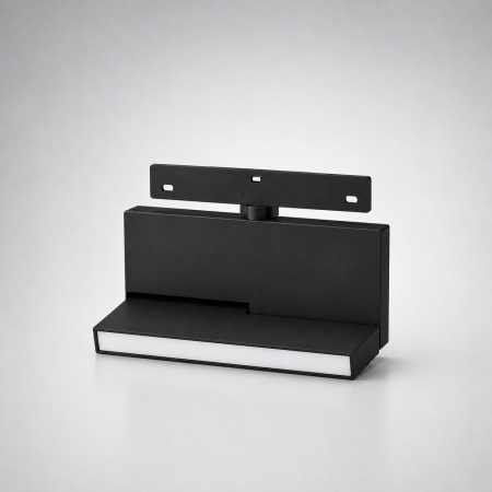 SINA MAGNETICA 5MM - Proiector liniar pliabil Magnetic Negru 24V DC 6W 3000K 236LM 120° RA90 L118MM