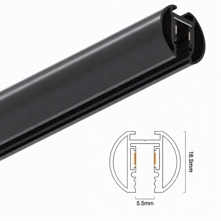 Sina magnetica circulara suspendata 24V DC 2M [1]